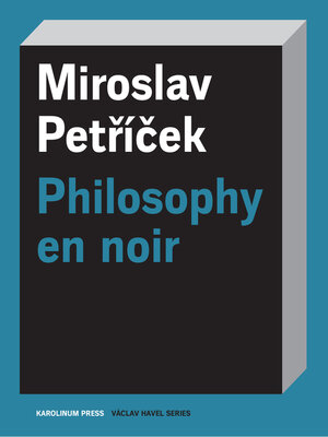 cover image of Philosophy en noir